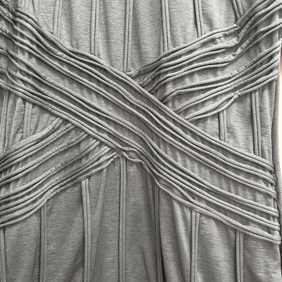 Leon Max Dress Limited Edition Sz Small Stretch Black Cocktail- Flattering! - Picture 6 of 8